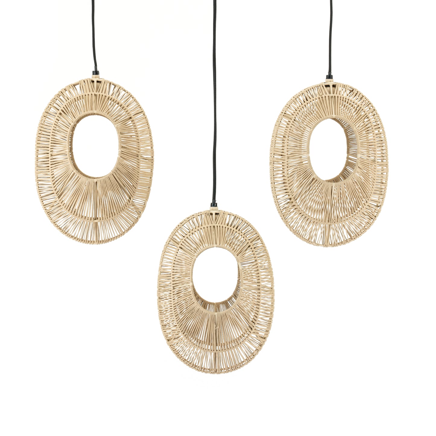Ovo Recht naturel - Hanglamp
