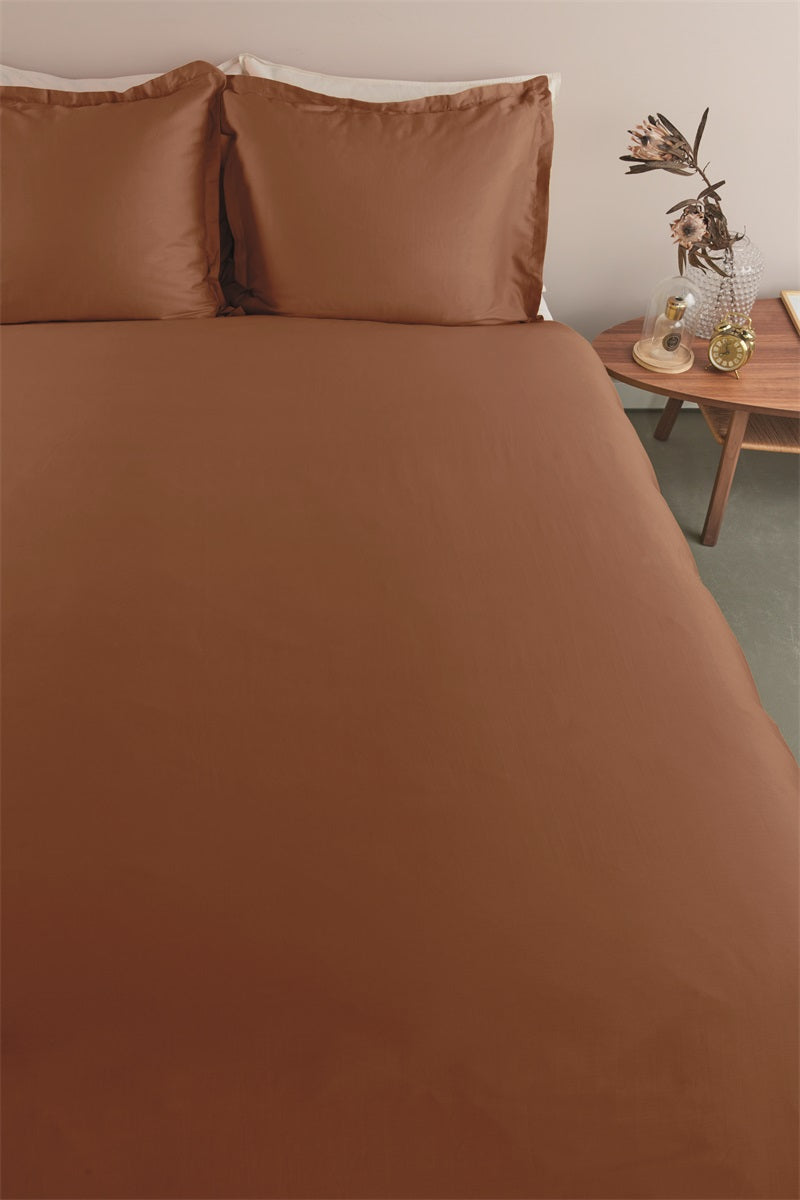 Ambiante Satin Uni - Bruin