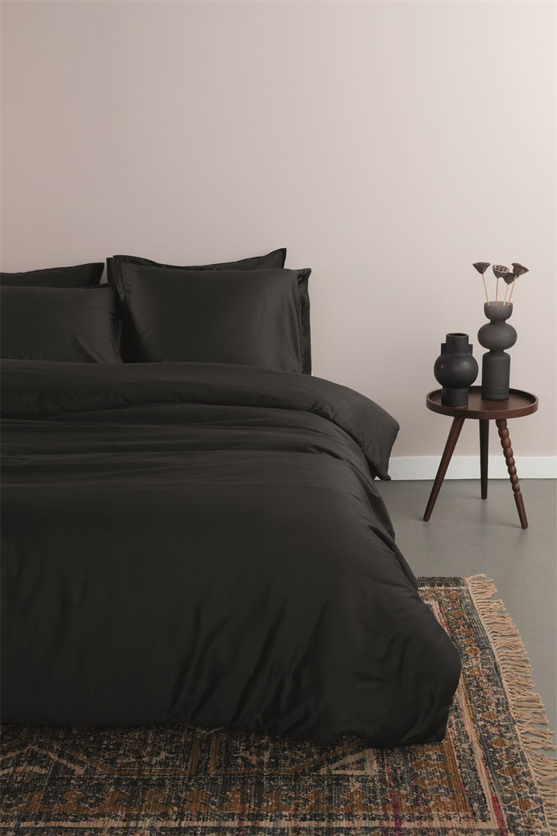 Ambiante Satin Uni - Zwart
