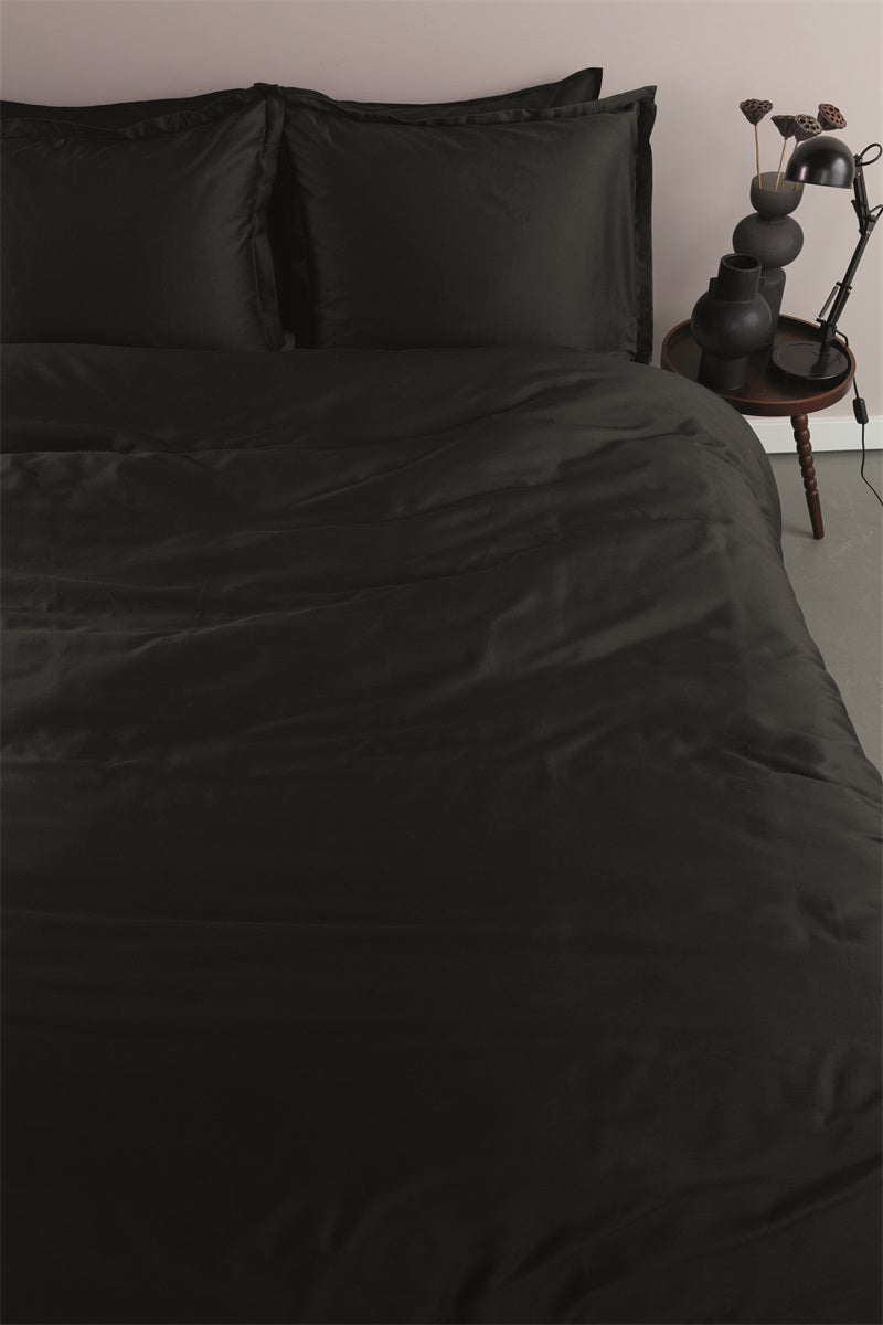 Ambiante Satin Uni - Zwart