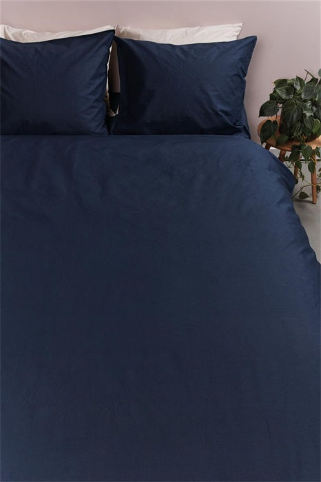 Ambiante Cotton Uni - Donkerblauw