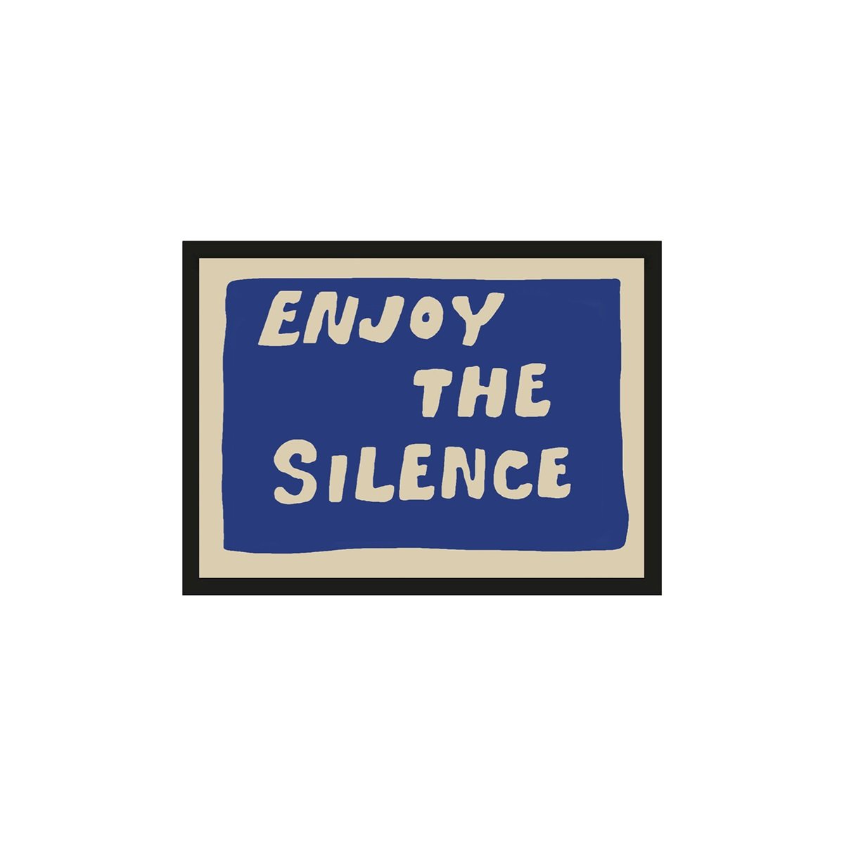 Enjoy the silence blue