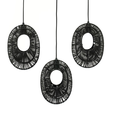 Ovo Recht black - Hanglamp