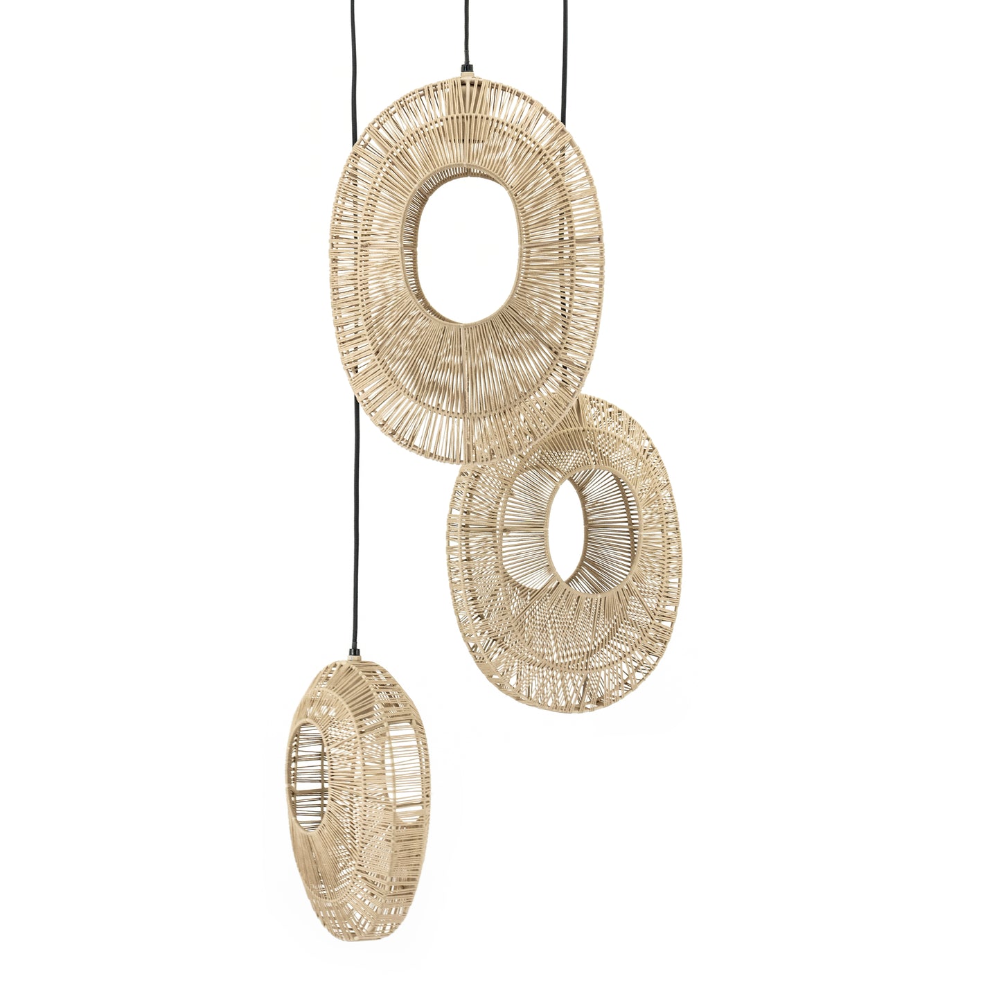 Ovo Rond naturel - Hanglamp